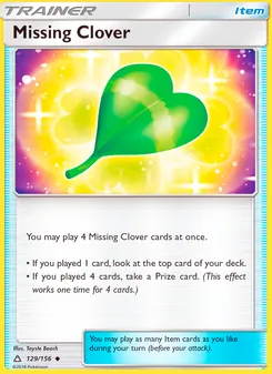 Missing Clover, Ultra Prism, no. 129