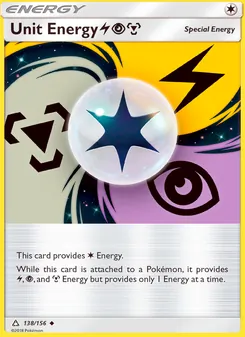 Unit Energy LightningPsychicMetal, Ultra Prism, no. 138
