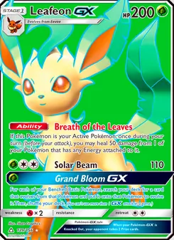 Leafeon GX, Ultra Prism, no. 139