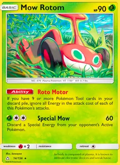 Mow Rotom, Ultra Prism, no. 14
