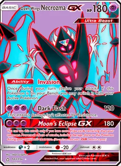 Dawn Wings Necrozma GX, Ultra Prism, no. 143