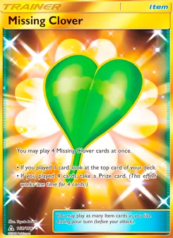 Missing Clover, Ultra Prism, no. 168