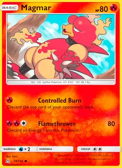 Magmar, Ultra Prism, no. 18