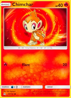 Chimchar, Ultra Prism, no. 20