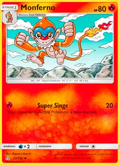 Monferno, Ultra Prism, no. 22
