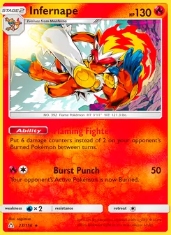 Infernape, Ultra Prism, no. 23