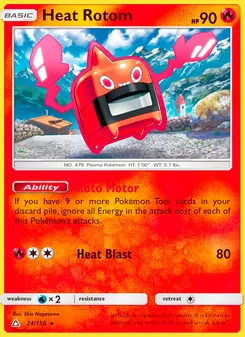 Heat Rotom, Ultra Prism, no. 24