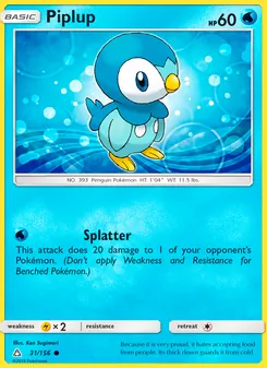 Piplup, Ultra Prism, no. 31