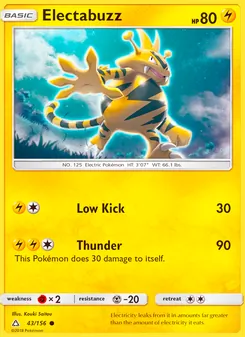 Electabuzz, Ultra Prism, no. 43