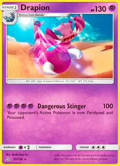Drapion, Ultra Prism, no. 55