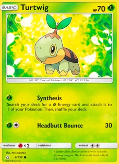Turtwig, Ultra Prism, no. 6