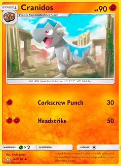 Cranidos, Ultra Prism, no. 64