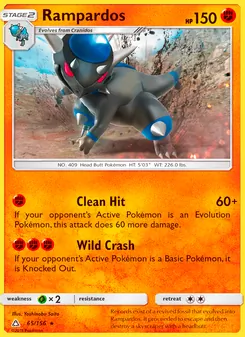 Rampardos, Ultra Prism, no. 65