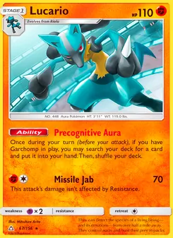 Lucario, Ultra Prism, no. 67