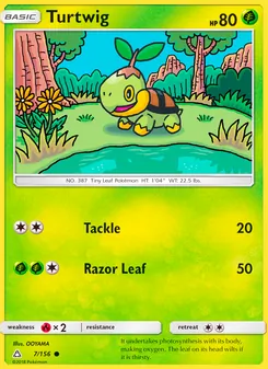 Turtwig, Ultra Prism, no. 7