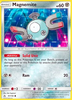 Magnemite, Ultra Prism, no. 81