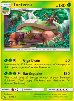 Torterra, Ultra Prism, no. 9