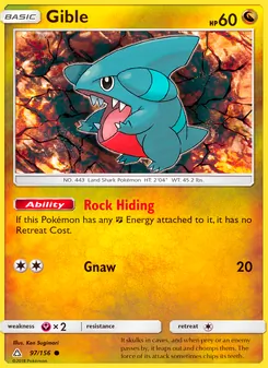 Gible, Ultra Prism, no. 97