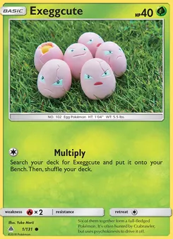 Exeggcute, Forbidden Light, no. 1
