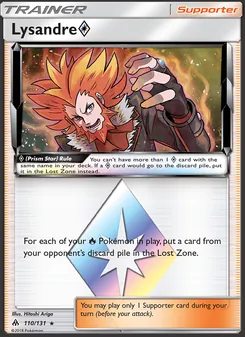 Lysandre ◇, Forbidden Light, no. 110