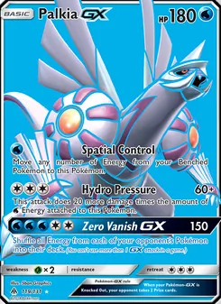Palkia GX, Forbidden Light, no. 119