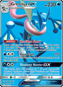 Greninja GX, Forbidden Light, no. 120