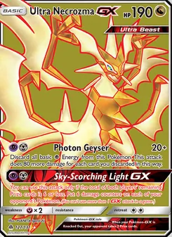 Ultra Necrozma GX, Forbidden Light, no. 127