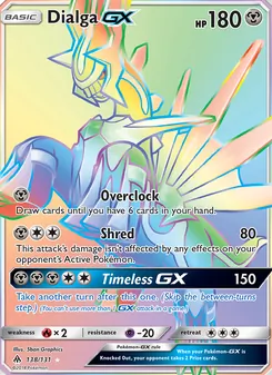 Dialga GX, Forbidden Light, no. 138