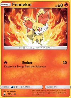 Fennekin, Forbidden Light, no. 14