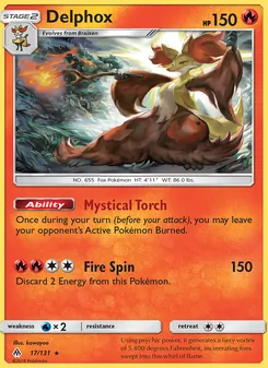 Delphox, Forbidden Light, no. 17