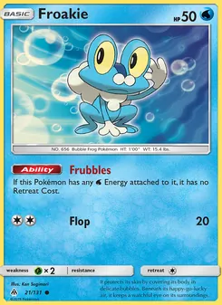 Froakie, Forbidden Light, no. 21