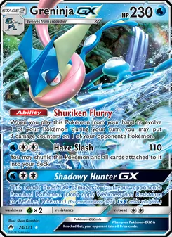Greninja GX, Forbidden Light, no. 24