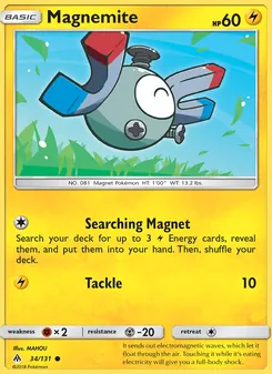 Magnemite, Forbidden Light, no. 34