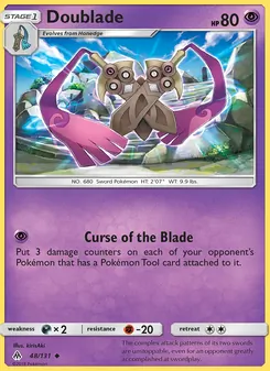 Doublade, Forbidden Light, no. 48