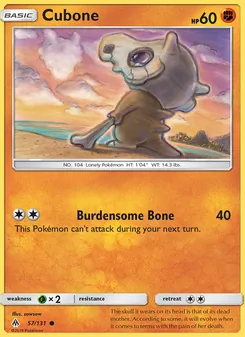 Cubone, Forbidden Light, no. 57