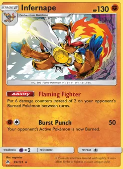 Infernape, Forbidden Light, no. 59