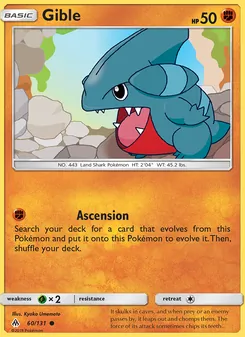 Gible, Forbidden Light, no. 60