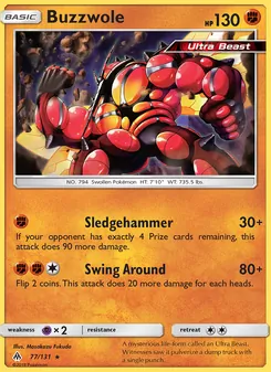 Buzzwole, Forbidden Light, no. 77
