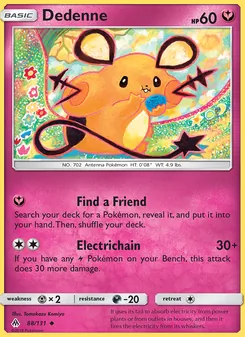 Dedenne, Forbidden Light, no. 88