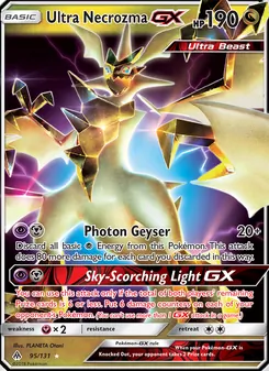 Ultra Necrozma GX, Forbidden Light, no. 95