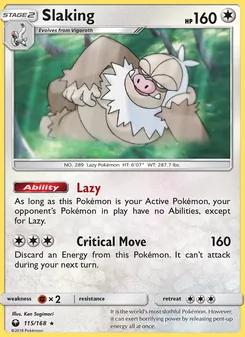 Slaking, Celestial Storm, no. 115