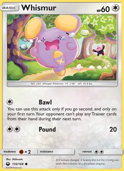 Whismur, Celestial Storm, no. 116
