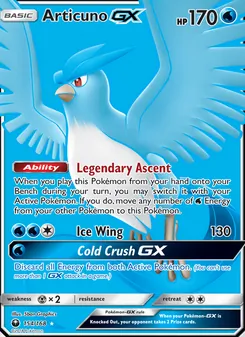 Articuno GX, Celestial Storm, no. 154