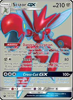Scizor GX, Celestial Storm, no. 158