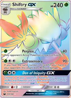 Shiftry GX, Celestial Storm, no. 169