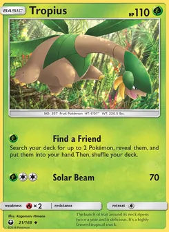 Tropius, Celestial Storm, no. 21