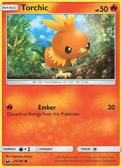 Torchic, Celestial Storm, no. 25
