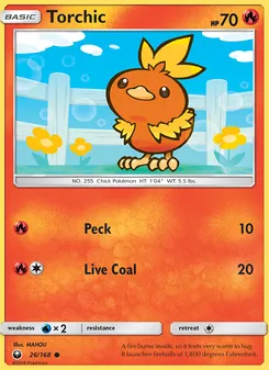Torchic, Celestial Storm, no. 26