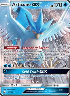 Articuno GX, Celestial Storm, no. 31