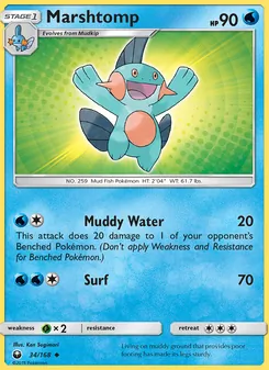 Marshtomp, Celestial Storm, no. 34